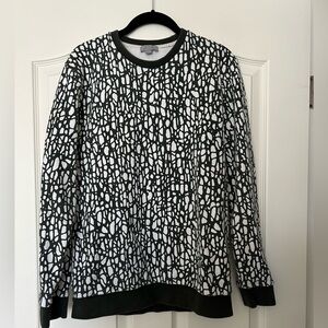 COS MENS PRINTED SWEATSHIRT SZ S